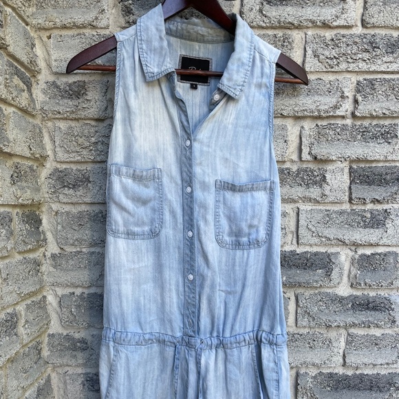 Rails Light Blue Romper - Picture 1 of 3